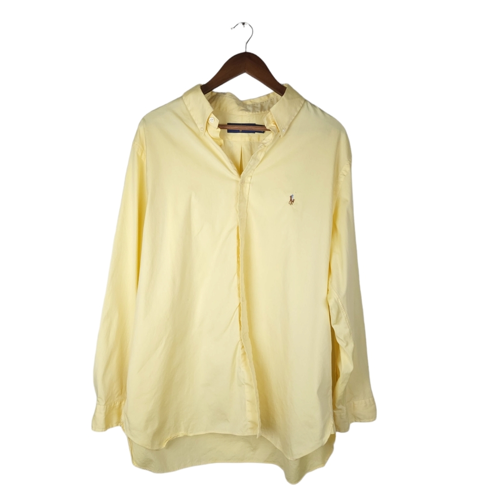 Polo Ralph Lauren Classic Fit Button-Down Collar Solid Oxford Dress Shirt
